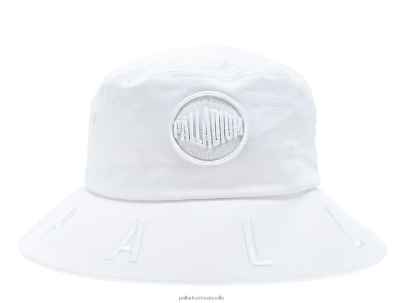 unisexe bob à logo PJVRJ332 Palladium blanc Chapeaux
