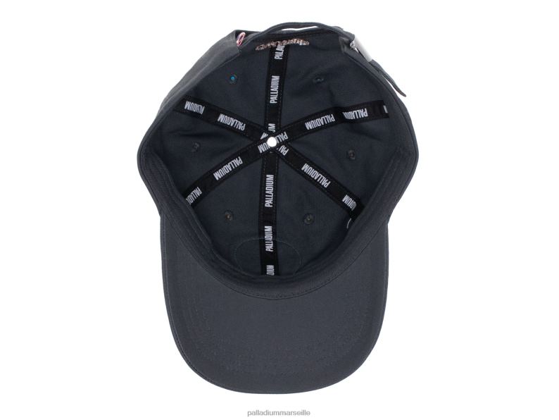 unisexe casquette patchs oasis PJVRJ335 Palladium gris foncé Chapeaux