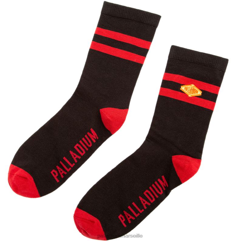 unisexe cny salut chaussettes PJVRJ336 Palladium noir chaussettes