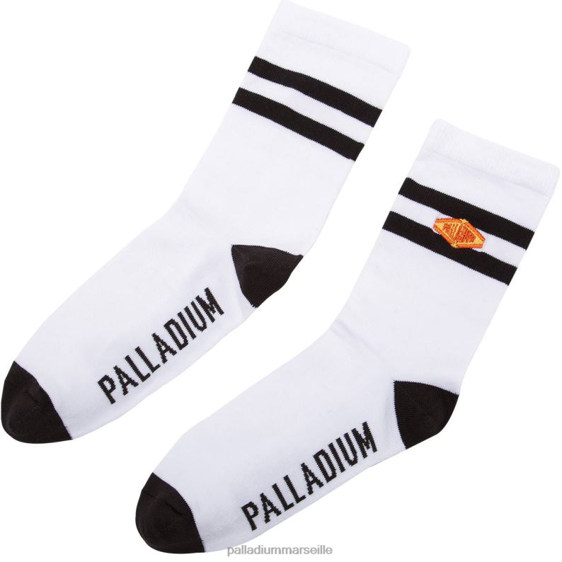 unisexe cny salut chaussettes PJVRJ342 Palladium blanc chaussettes