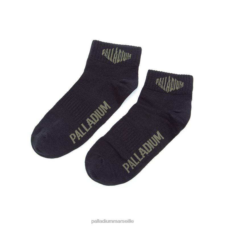 unisexe lot de chaussettes basses basiques PJVRJ339 Palladium darkgrn/starwht/blk chaussettes