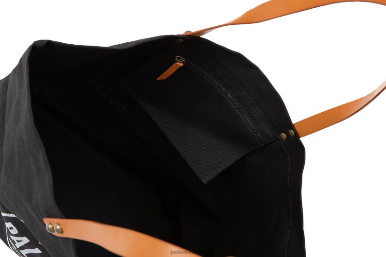 unisexe sac cabas rond à logo PJVRJ327 Palladium noir Sacs