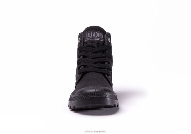 enfants pampa salut v PJVRJ352 Palladium noir chaussures