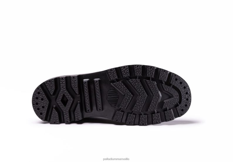 enfants pampa salut v PJVRJ352 Palladium noir chaussures