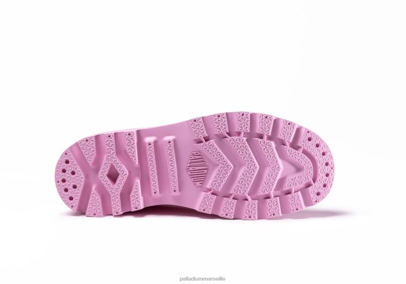 enfants pampa salut v PJVRJ354 Palladium aurore rose chaussures