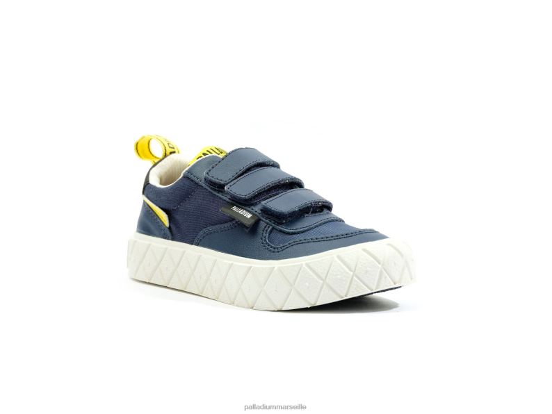 enfants sangle ace kids lo PJVRJ350 Palladium humeur indigo chaussures
