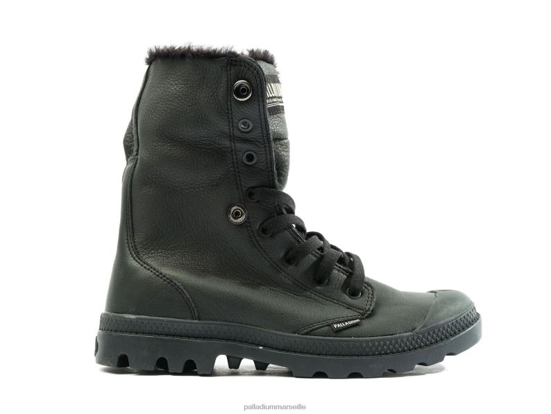 femmes baggy nubuck wl PJVRJ271 Palladium noir bottes