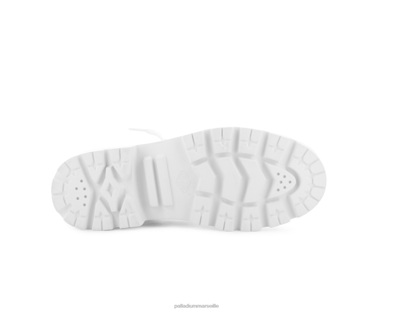 femmes cuir pallabase PJVRJ262 Palladium blanc bottes