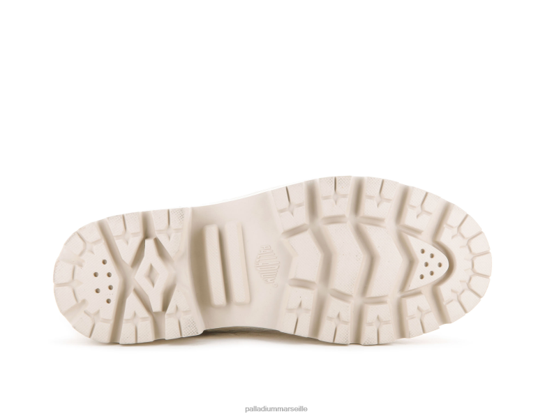 femmes cuir pallabase PJVRJ277 Palladium kaki clair bottes
