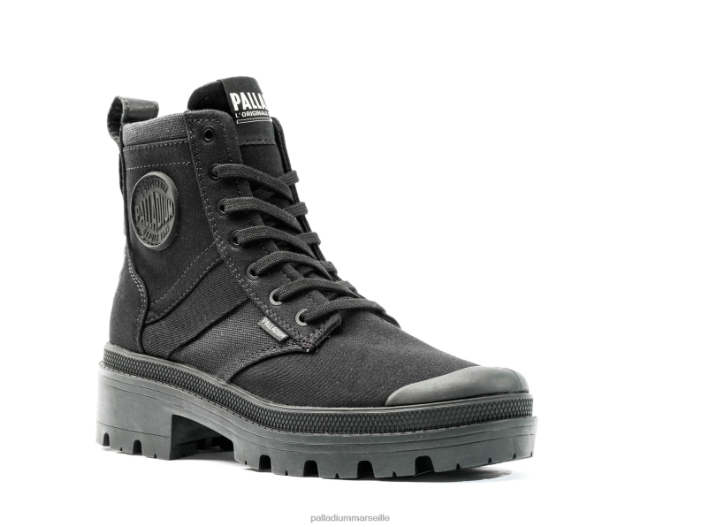 femmes pallabase salut armée PJVRJ218 Palladium noir bottes