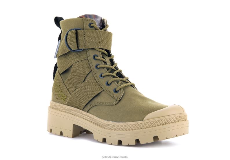 femmes pallabase tact s tx PJVRJ252 Palladium olive bottes