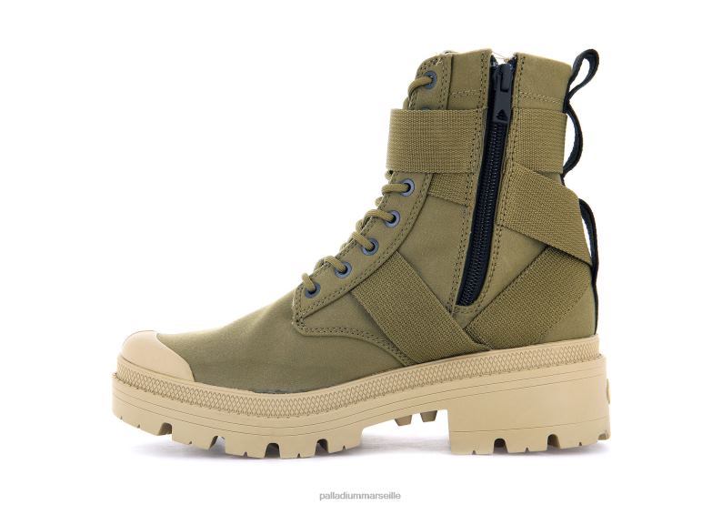 femmes pallabase tact s tx PJVRJ252 Palladium olive bottes