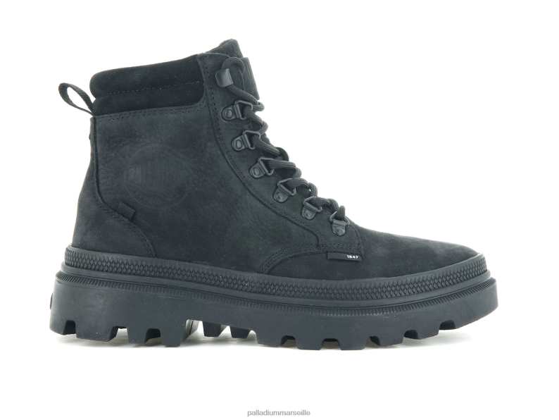 femmes pallatrooper randonneur nubuck PJVRJ235 Palladium noir bottes