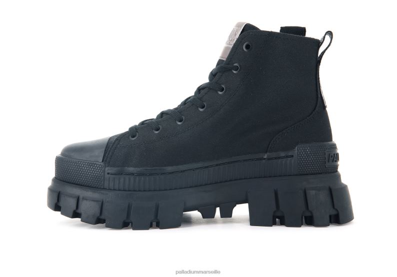 femmes révolte salut tx PJVRJ248 Palladium noir bottes