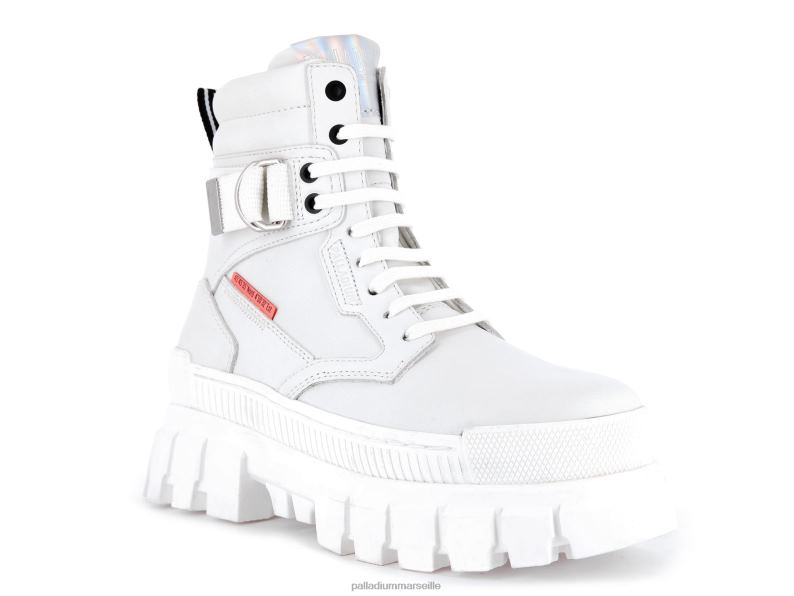 femmes ranger sportif de la révolte PJVRJ296 Palladium étoile blanche bottes