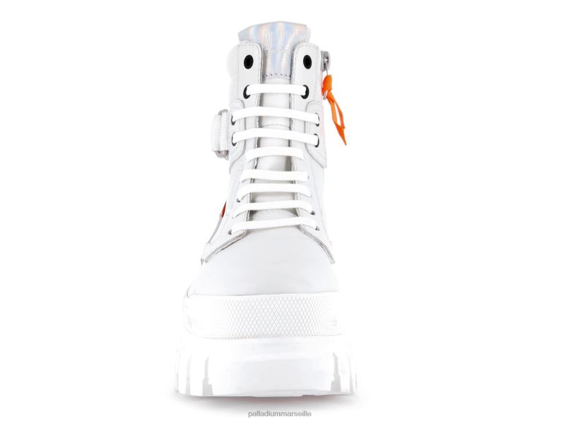 femmes ranger sportif de la révolte PJVRJ296 Palladium étoile blanche bottes