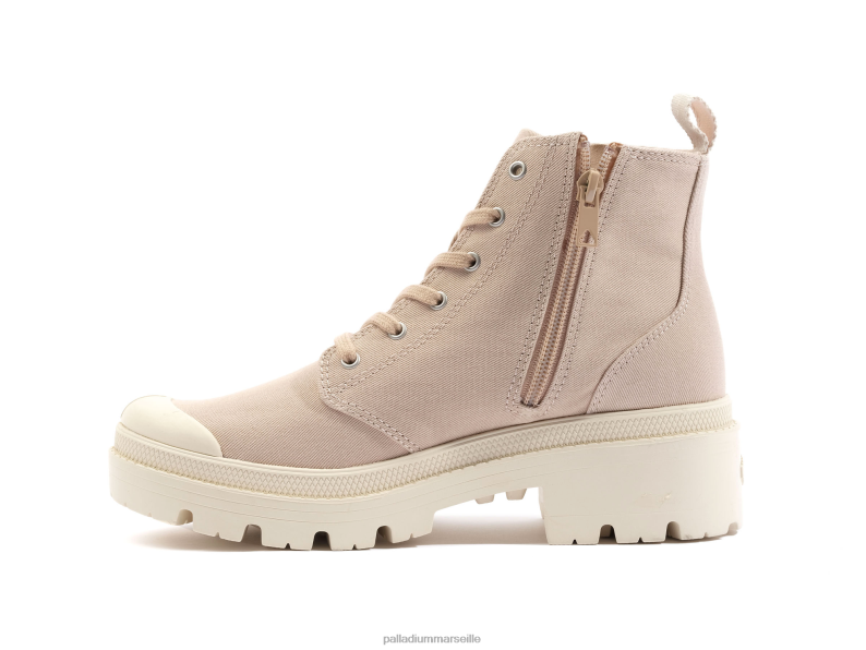 femmes sergé pallabase PJVRJ219 Palladium poussière nue bottes