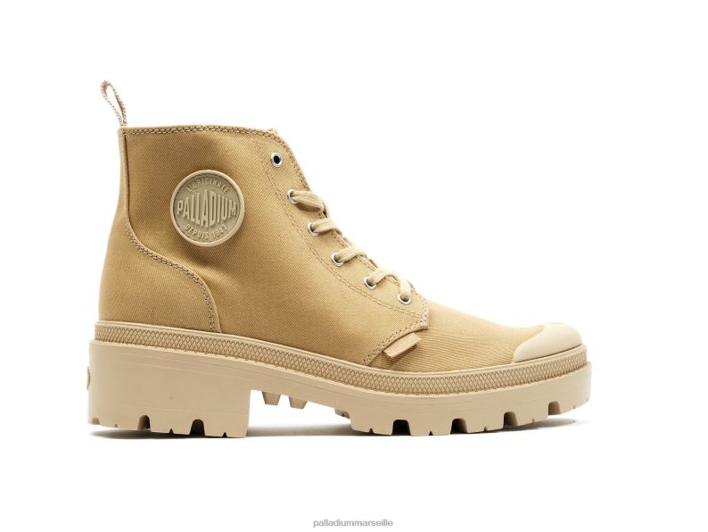 femmes sergé pallabase PJVRJ229 Palladium caramel bottes
