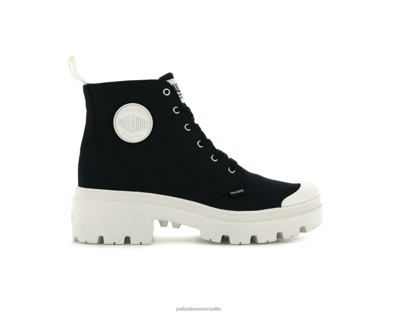 femmes sergé pallabase PJVRJ259 Palladium noir bottes