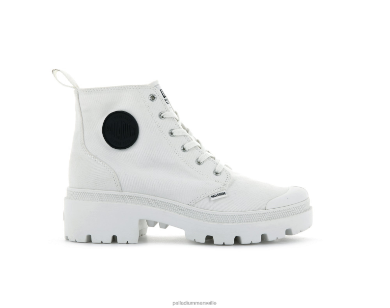 femmes sergé pallabase PJVRJ260 Palladium étoile blanche bottes