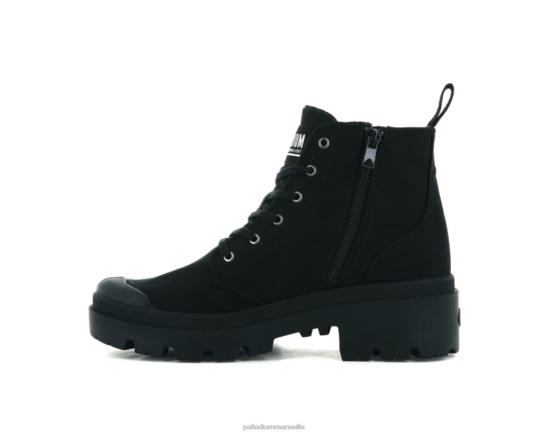 femmes sergé pallabase PJVRJ261 Palladium noir bottes
