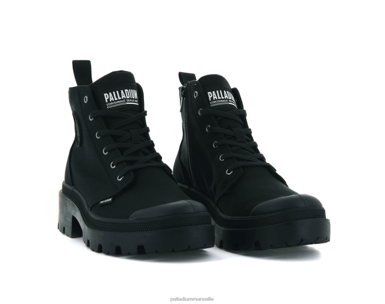 femmes sergé pallabase PJVRJ261 Palladium noir bottes