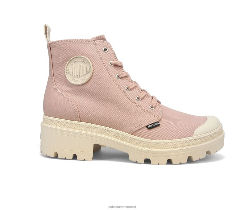 femmes sergé pallabase PJVRJ278 Palladium rose bottes