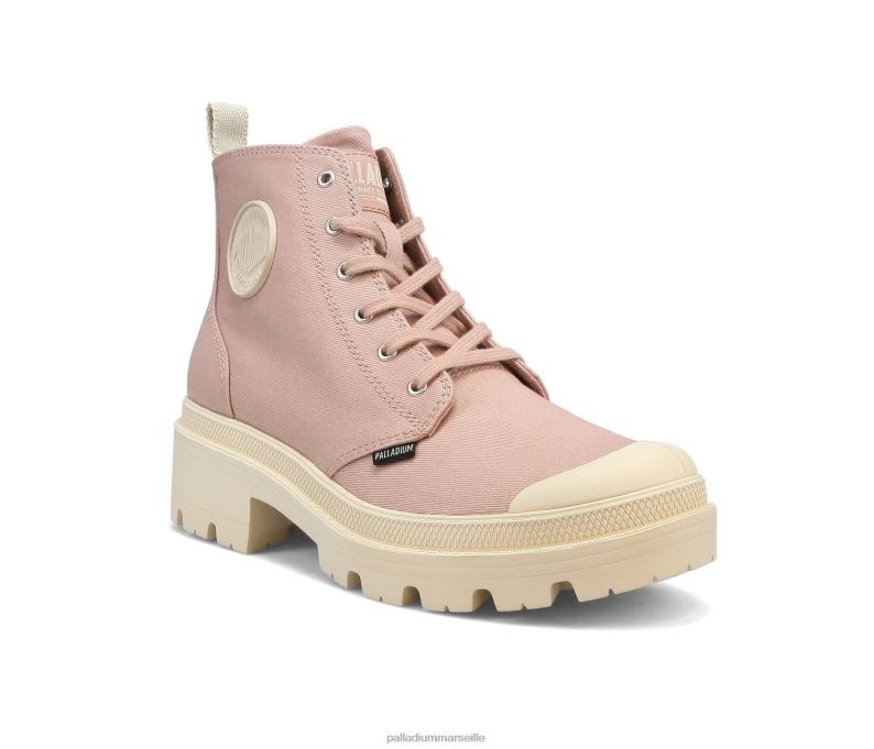 femmes sergé pallabase PJVRJ278 Palladium rose bottes