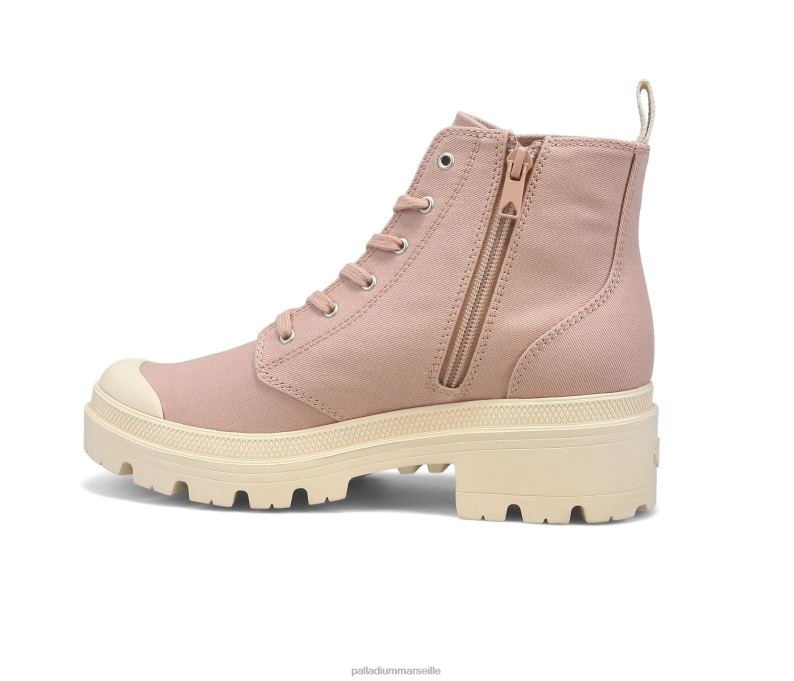 femmes sergé pallabase PJVRJ278 Palladium rose bottes