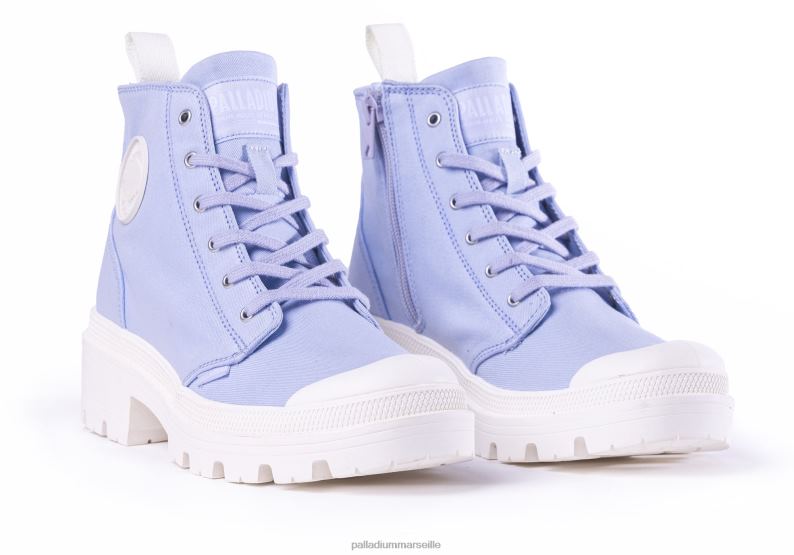 femmes sergé pallabase PJVRJ280 Palladium bleu xénon bottes