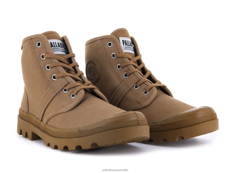 femmes wopallabrousse PJVRJ245 Palladium cannelle bottes