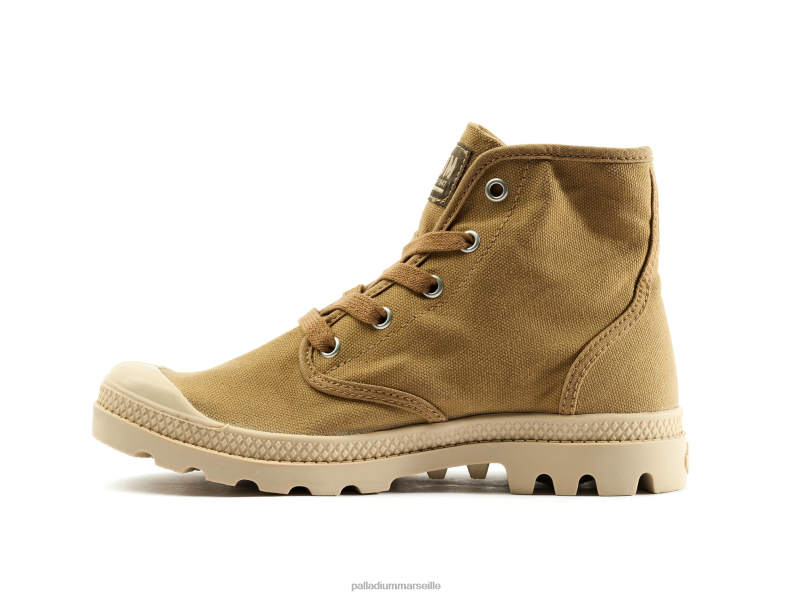femmes wopampa salut PJVRJ223 Palladium olive/sable chaud bottes
