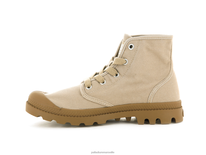 femmes wopampa salut PJVRJ225 Palladium caramel bottes