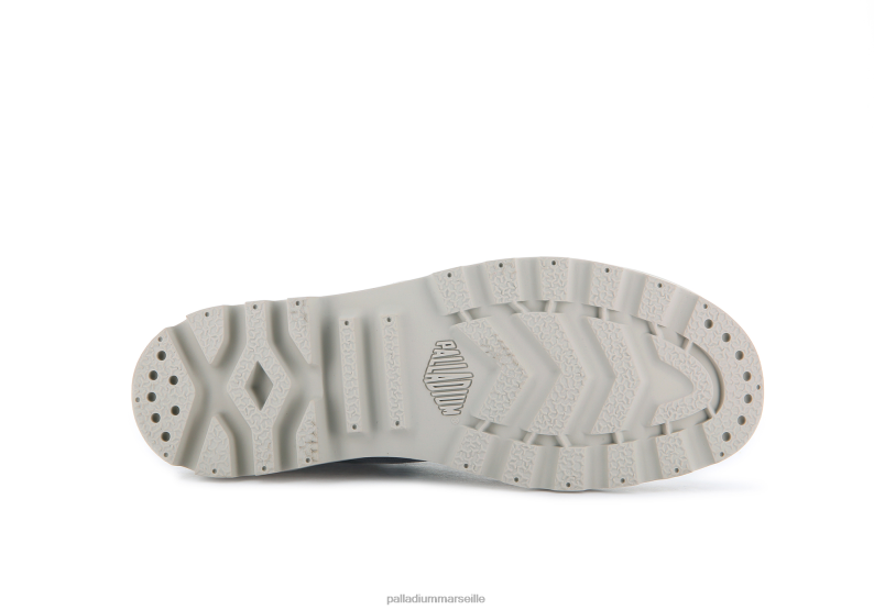 femmes wopampa salut PJVRJ253 Palladium flanelle grise bottes