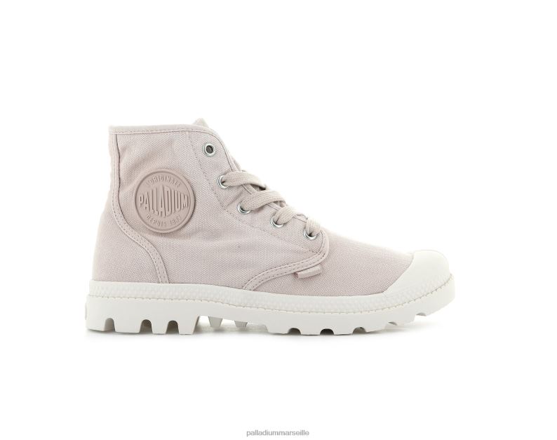 femmes wopampa salut PJVRJ254 Palladium fumée rose bottes