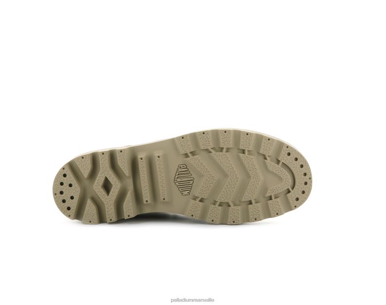 femmes wopampa salut PJVRJ255 Palladium olive/gingembre bottes