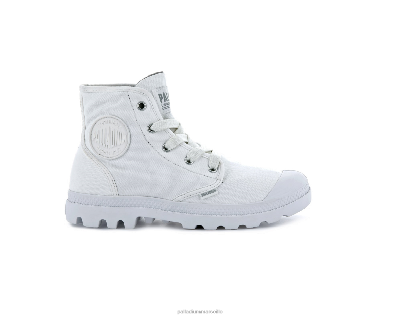 femmes wopampa salut PJVRJ266 Palladium étoile blanche bottes