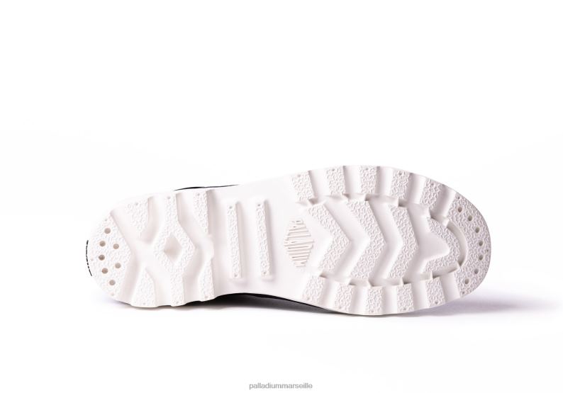 femmes wopampa salut PJVRJ267 Palladium noir/guimauve bottes