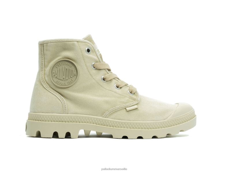 femmes wopampa salut PJVRJ268 Palladium sahara/écru bottes