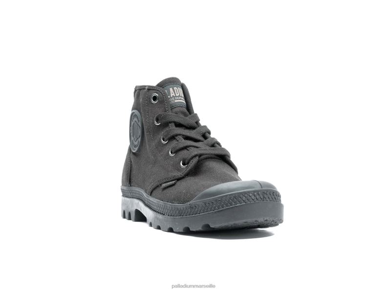 femmes wopampa salut PJVRJ270 Palladium noir bottes