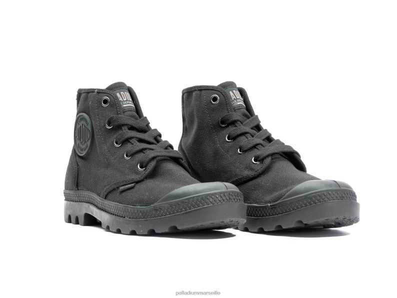femmes wopampa salut PJVRJ270 Palladium noir bottes