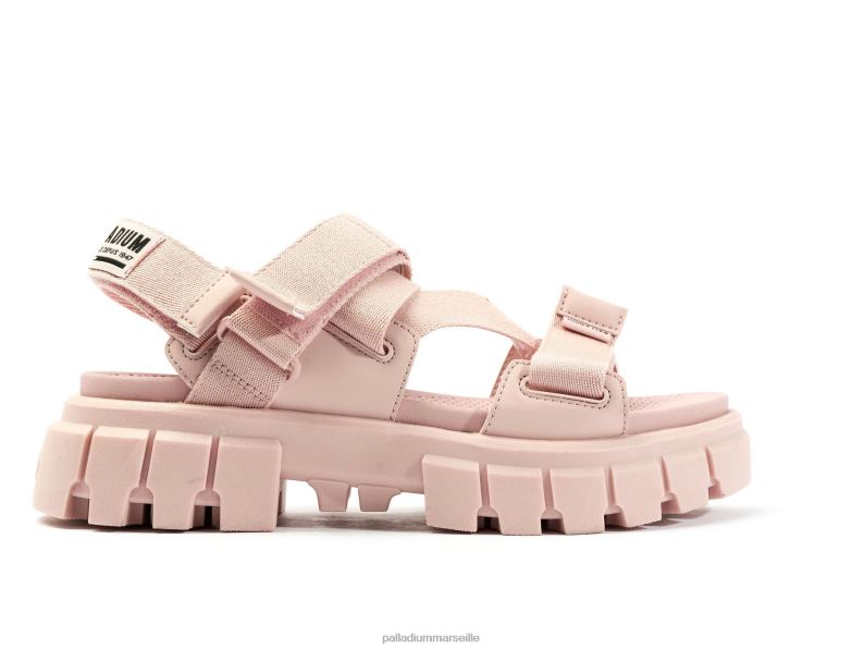 femmes sandale révolte mono PJVRJ305 Palladium fumée rose des sandales