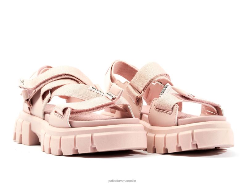 femmes sandale révolte mono PJVRJ305 Palladium fumée rose des sandales
