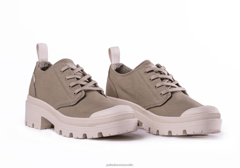 femmes pallabase sergé lo PJVRJ276 Palladium gris clair chaussures