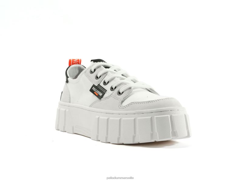 femmes pallatower lo PJVRJ309 Palladium étoile blanche chaussures