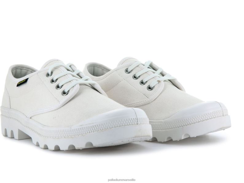 femmes wopallabrousse oxford PJVRJ319 Palladium étoile blanche chaussures