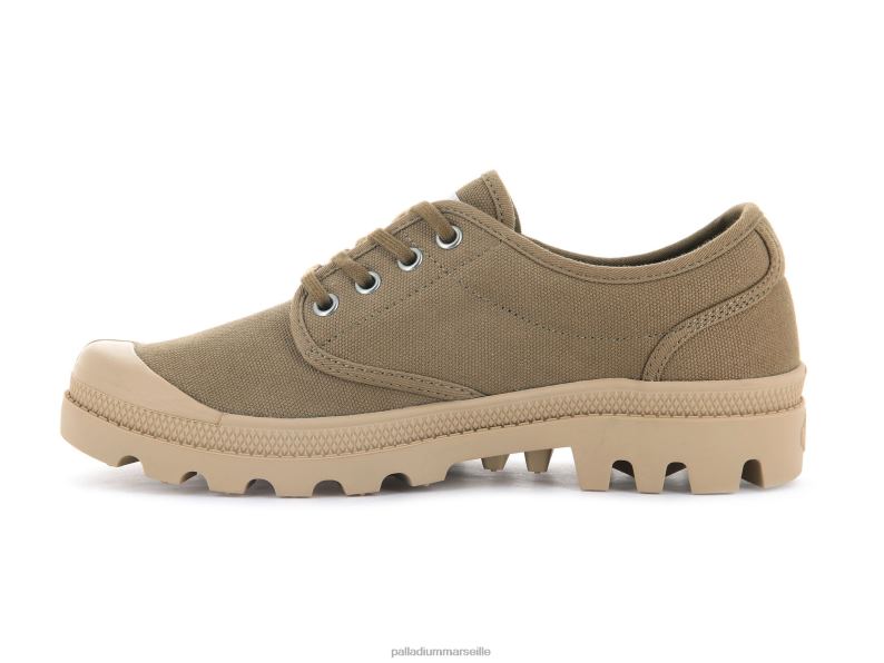 femmes wopallabrousse oxford PJVRJ321 Palladium olive chaussures