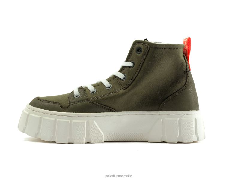 femmes pallatower salut PJVRJ283 Palladium nuit d'olive chaussures