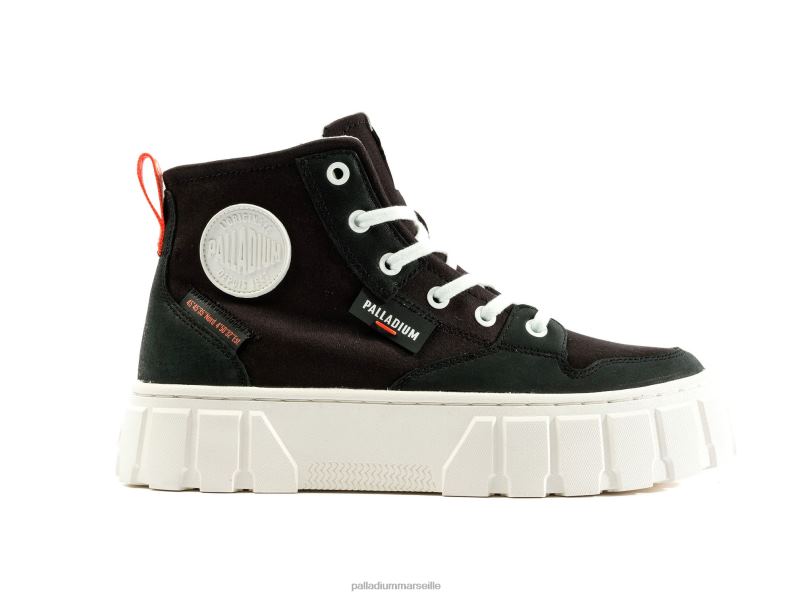 femmes pallatower salut PJVRJ286 Palladium noir chaussures