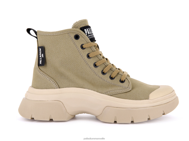femmes pallawave PJVRJ290 Palladium olive chaussures